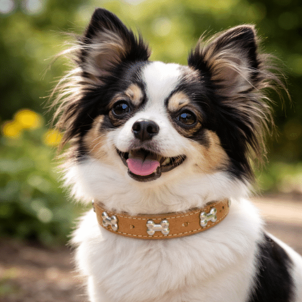 Collier pour chien en cuir artisanal