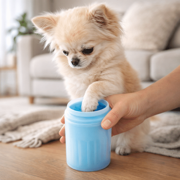 Nettoyeur pattes chien