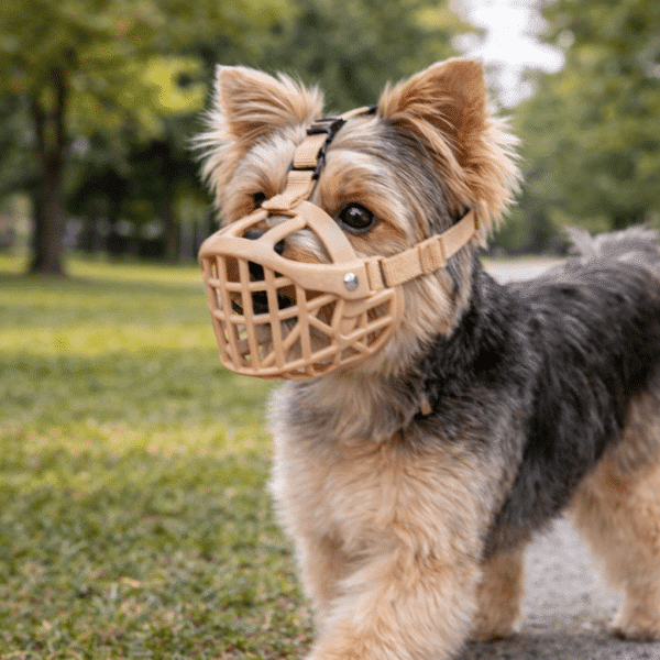Muselière pour yorkshire