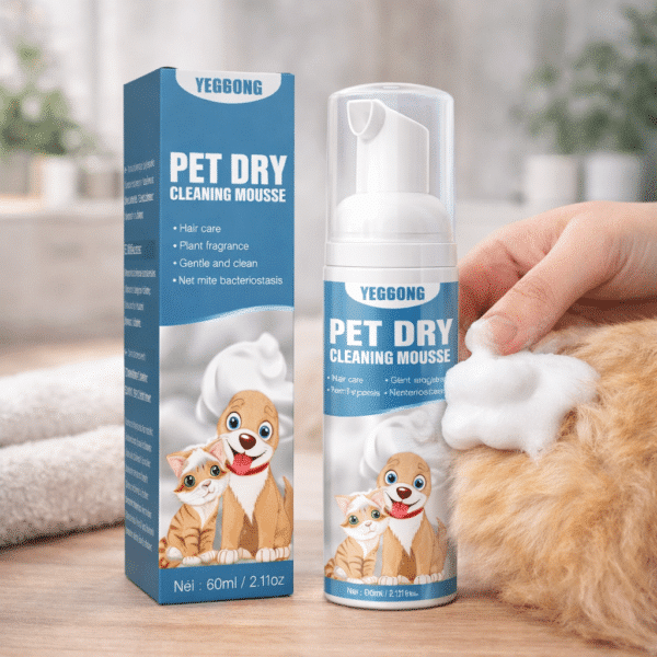 Shampoing sec pour odeur de chien