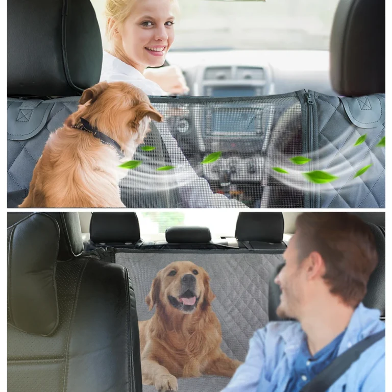 PETRAVEL housse de siège de voiture pour chien, imperméable, pour voyage, transport d'animaux, hamac, tapis de protection pour siège arrière de voiture, transport de sécurité pour chiens 3