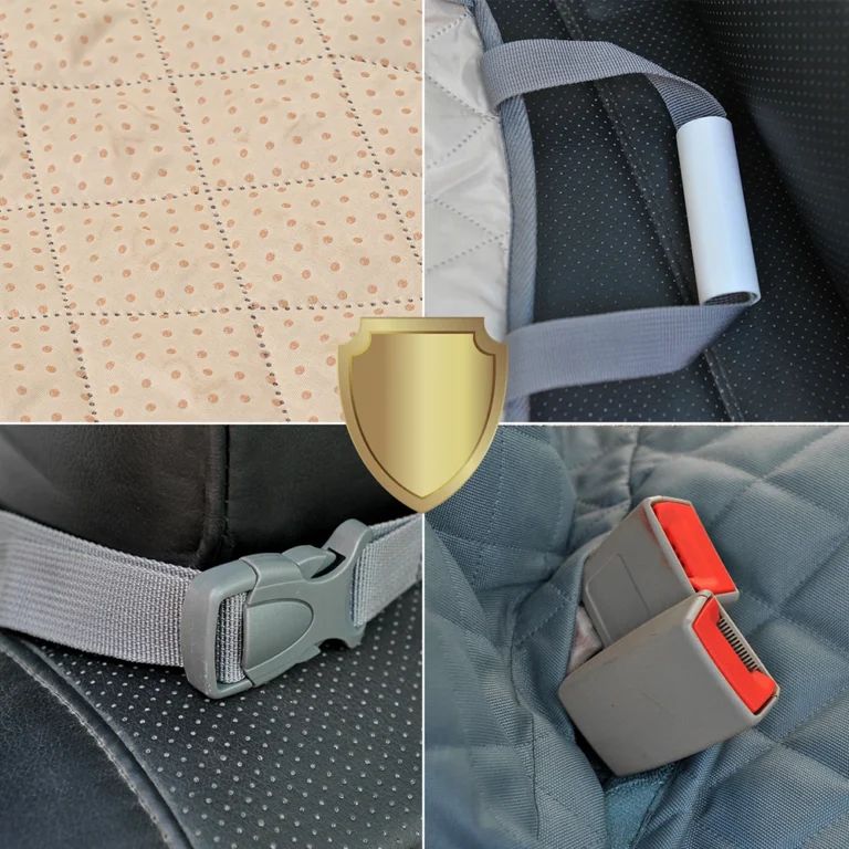 PETRAVEL housse de siège de voiture pour chien, imperméable, pour voyage, transport d'animaux, hamac, tapis de protection pour siège arrière de voiture, transport de sécurité pour chiens 6