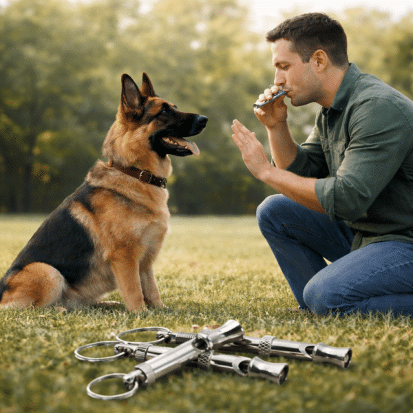 Sifflet de dressage pour chien