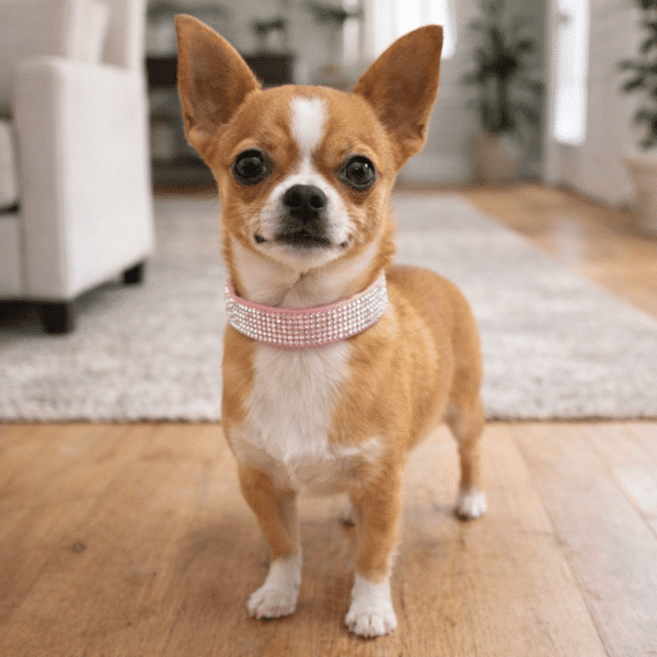 Collier rond pour chien poils longs
