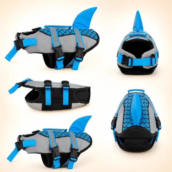 Gilet de sauvetage chien requin