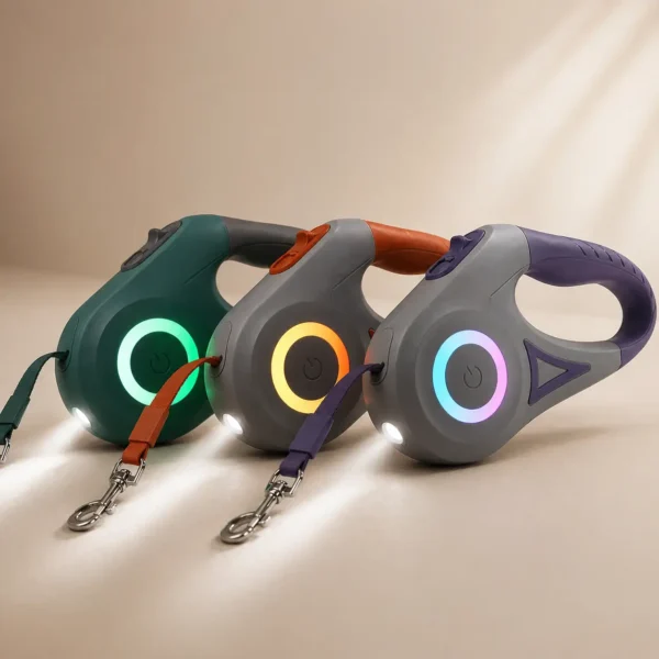 Laisse lumineuse pour chien