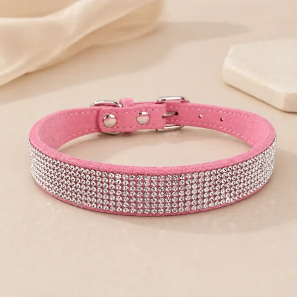 Collier rond pour chien poils longs