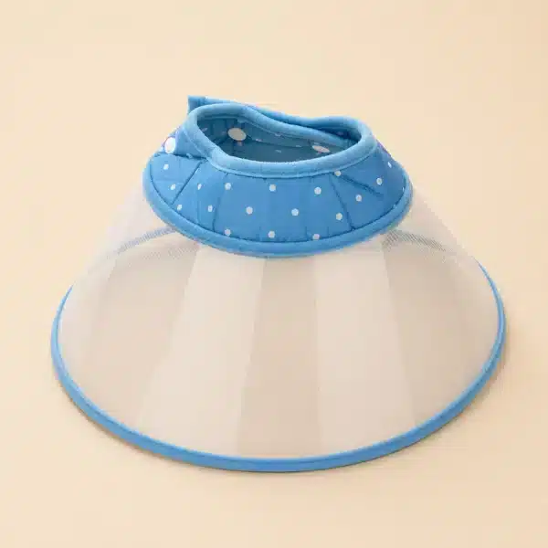 Collerette petit chien à pois