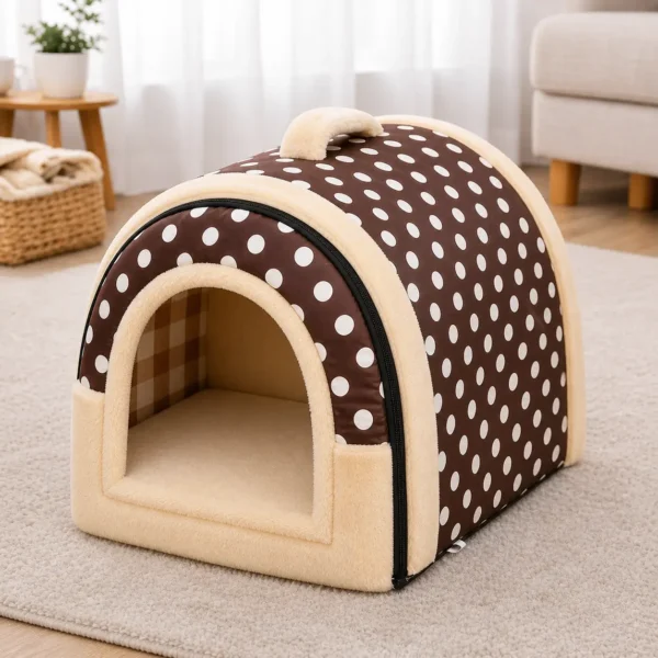 Niche d'interieur pour petit  chien