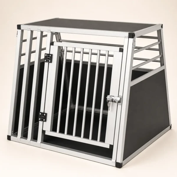 Caisse chien aluminium