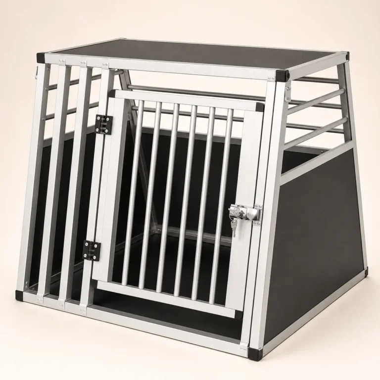 Caisse chien aluminium