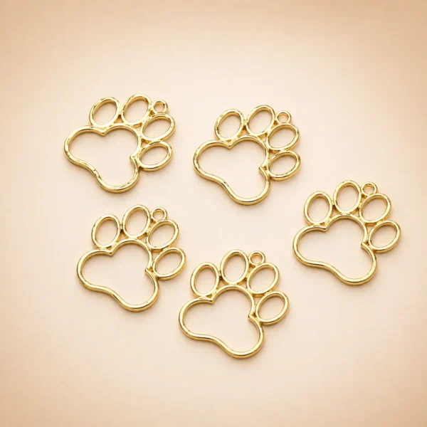 Médaille chien résine