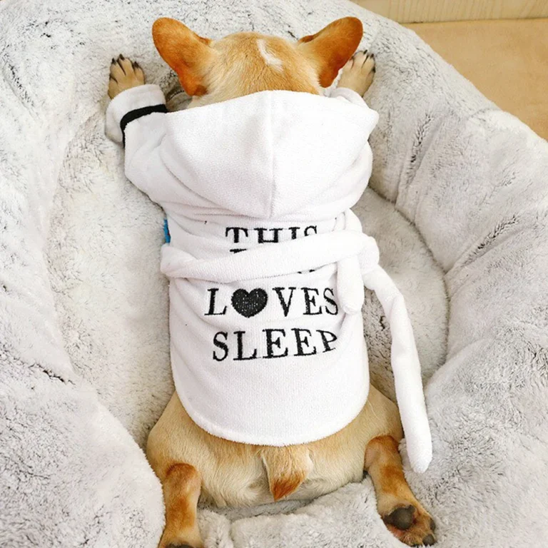 Peignoir pour petit chien 1