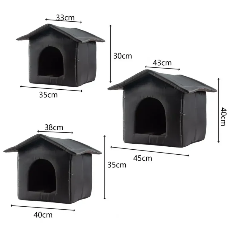 Nid d'Extérieur Imperméable et Chaud pour Chien et Chat, Abri Épais, Maison pour Chaton, Tente de Diversification, mir pour Animaux de Compagnie 5