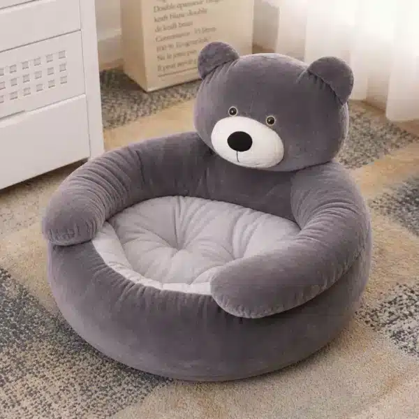 Coussin apaisant pour chien Ours Gris