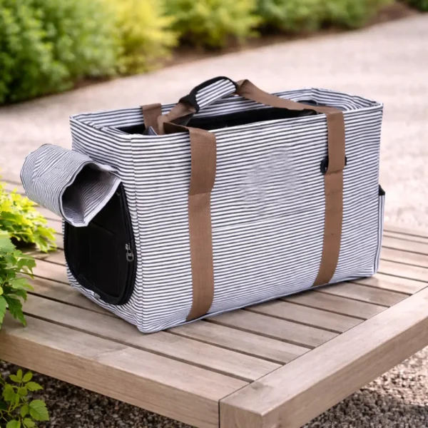 Caisse de transport souple pour chien