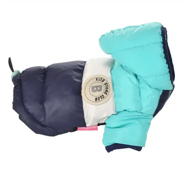 Veste imperméable en coton brillant pour animaux de compagnie, manteau épais, vêtements pour chiots, vêtements pour petits chiens, chihuahua, bouledogue français, hiver 4
