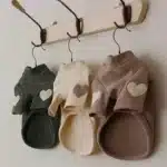 Sweat à capuche mignon pour animaux de compagnie, chemise de base pour chien, ours en peluche, Yorkshire, chat, amour, vêtements chauds, vêtements de créateur, automne et hiver 1