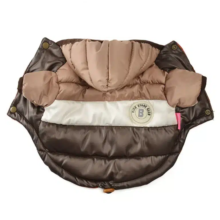 Veste imperméable en coton brillant pour animaux de compagnie, manteau épais, vêtements pour chiots, vêtements pour petits chiens, chihuahua, bouledogue français, hiver 5