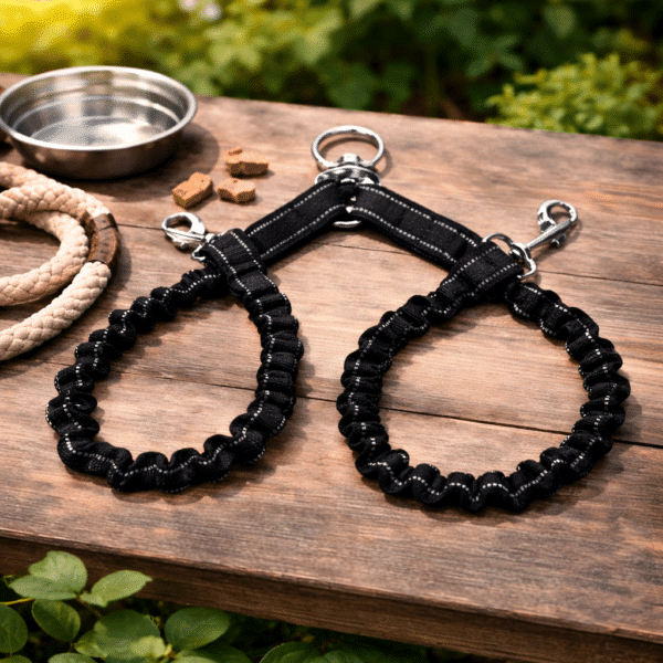 Laisse Double pour chien avec zéro enchevêtrement