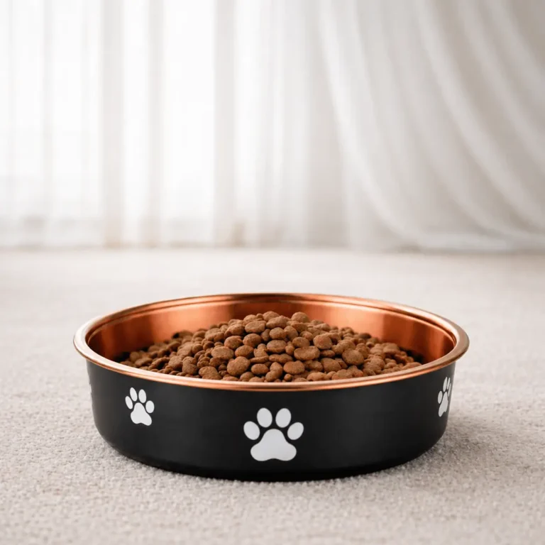 Gamelle chien inox cuivre