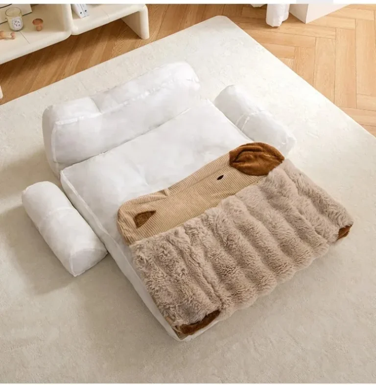 Paniers moelleux pour animaux de compagnie, accessoires de lit pour chiot, panier pour chien, fournitures moyennes, petite couverture, produits pour animaux de compagnie, canapé chenil pour chats 5