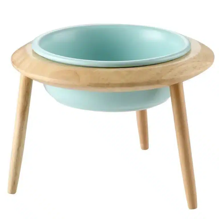 Gamelles surélevées en céramique réglables pour animaux de compagnie, bol à eau et à nourriture pour petits chiens, plat à pied haut, mangeoire pour chats et chiens, recommandé 6