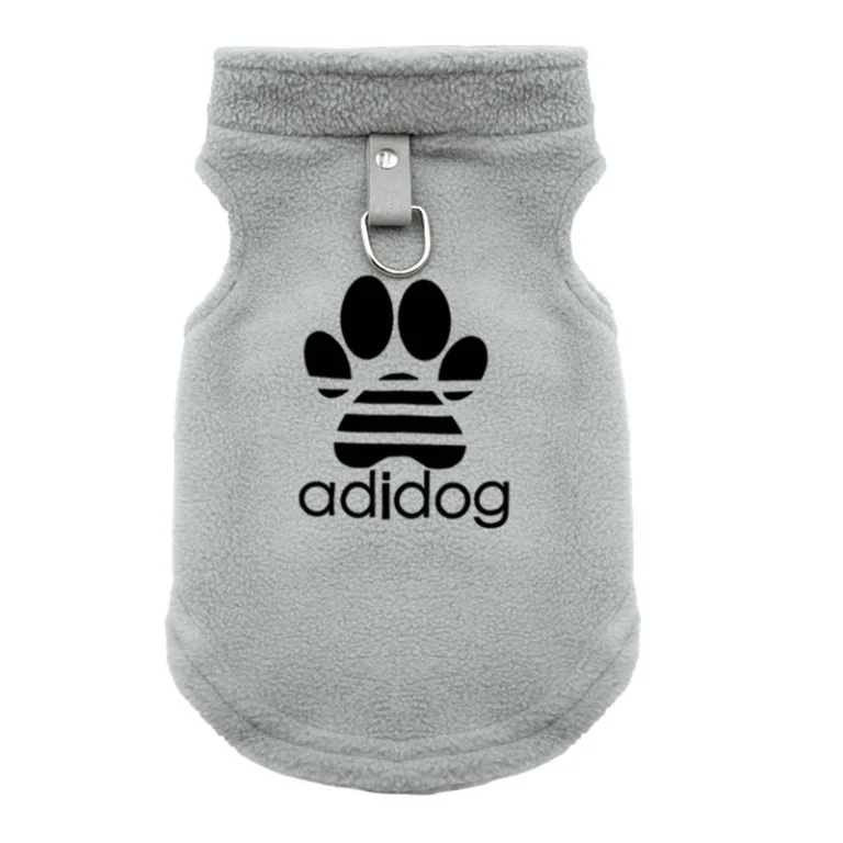 Vêtements doux pour petits chiens souriants, conception d'anneau de nervure, pull chaud pour animaux de compagnie, veste de bouledogue français, printemps, automne, hiver, PDPCombb 3