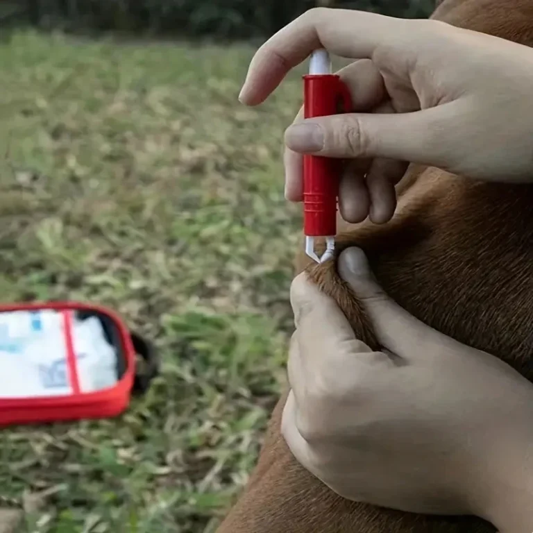 Trousse de premiers soins portable pour animaux de compagnie, fournitures médicales, voyage en plein air, camping, Oligemergency, chien et chat, 61 pièces 6
