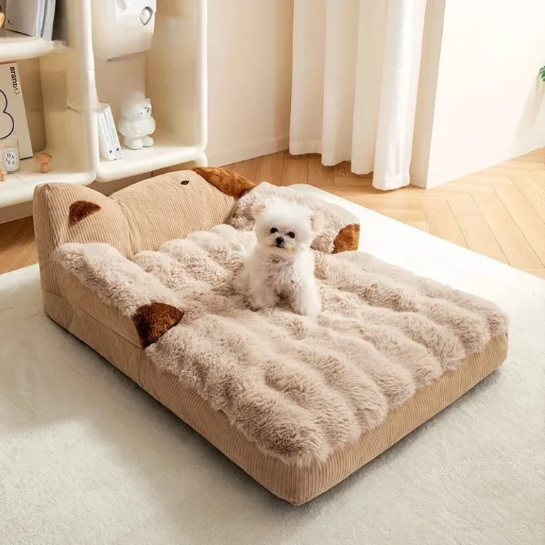 Paniers moelleux pour animaux de compagnie, accessoires de lit pour chiot, panier pour chien, fournitures moyennes, petite couverture, produits pour animaux de compagnie, canapé chenil pour chats 2