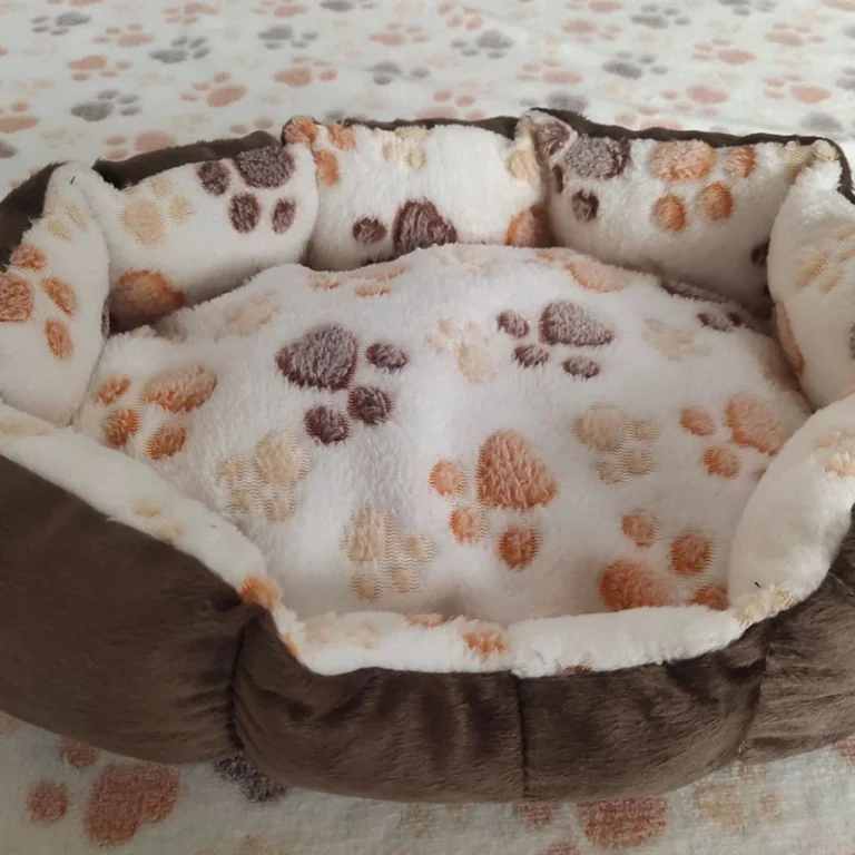 Mir de couchage doux en peluche pour animaux de compagnie, lits, tapis, canapé, chenil, chaud, petits chiens, chats, chiots 2