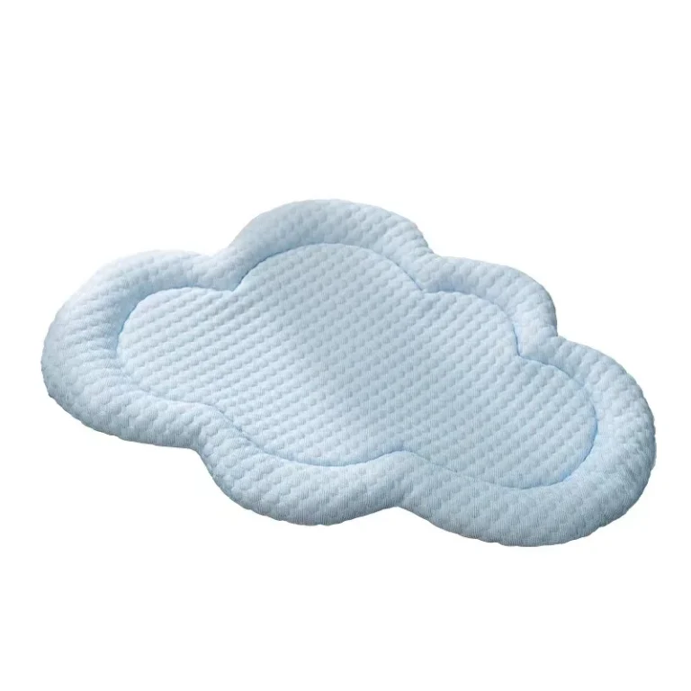 Polymères en forme de nuage pour animaux de compagnie, lit rafraîchissant d'été, coussin de glace, coussin de couchage pour chien, chiot, chenil pour animaux de compagnie, cool, bleu, qualité supérieure 3