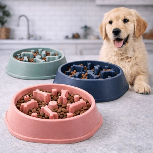 Gamelle anti-étouffement pour chien