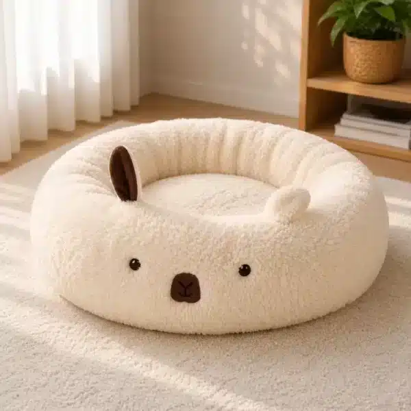 Panier pour petit chien avec oreilles