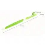 Brosse à dents en plastique pour animaux de compagnie, 3 côtés, remodelage de la mauvaise haleine, livres de tartre, soins dentaires, bouche, chat, chien 3