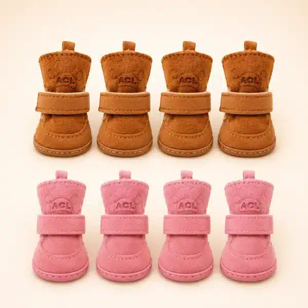 Bottes de neige chien