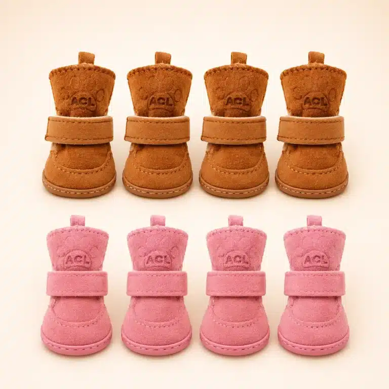 Bottes de neige chien
