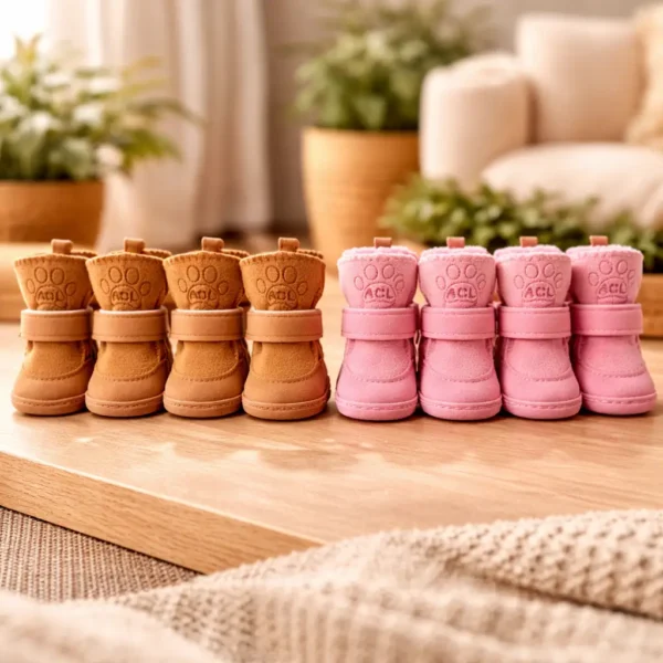 Bottes de neige chien