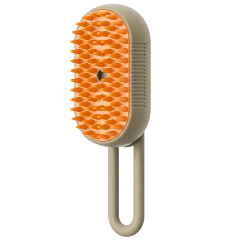 Brosse à vapeur pour chat, brosse vapeur pour chien 3 en 1, brosse électrique pour cheveux de chat, pour Massage, peigne de toilettage pour animaux de compagnie, peignes d'épilation 5
