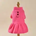 Robe thermique en polaire pour petits chiens et filles, pull d'hiver pour chiots, Chihuahua Yorkie, tasse à thé, tenue pour animaux de compagnie, vêtements pour chats 18