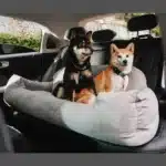 Grand porte-chien en coton épais amélioré 2024, housse de siège de voiture pour chien de voyage, hamac pliant, sac de transport pour animaux de compagnie pour chats et chiens 15