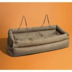Tour de sortie pour animaux de compagnie, siège de voiture de luxe en Faux cuir pour chien/lit de voiture pour chat/lit rehausseur pour animaux de compagnie, siège de voyage pour chien et chat 6