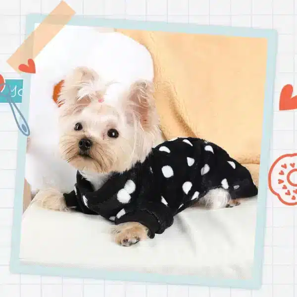 Pyjama à 4 pattes pour petits chiens, vêtements pour chiots, tenues pour temps froid, Chihuahua, Yorkie, vêtements pour animaux de compagnie mignons, fille, garçon, hiver 25
