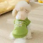 Mode chien sweats à capuche automne chien vêtements mignon imprimé chiot chiot pulls chaud doux chat sweat à capuche pour animaux de compagnie Chihuahua chien manteau 3