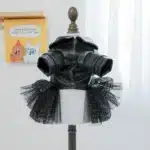 Robe de princesse en cuir à paillettes pour animaux de compagnie, vêtements pour chiens et chats, beau punk, convient aux chiens de petite et moyenne taille, printemps et automne, 1PC 2