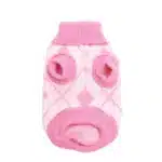 Pull à capuche Argyle pour chien et chat, chiot, manteau pour animal de compagnie, veste d'automne et d'hiver, 5 couleurs, 6 Tan 2