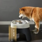Mangeoire surélevée pour chien, bol anti-choc en acier inoxydable pour chien, bols surélevés pour chien et chat 3