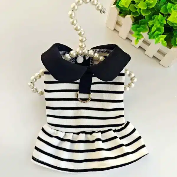 Robe de princesse d'été pour chiens, vêtements pour petits chiens, T-Shirt pour animaux de compagnie, jupe rétro en dentelle noire pour chiot, Chihuahua Bichon, Costume pour filles 12