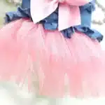 Robe de princesse en denim doux pour animaux de compagnie, vêtements pour chats et chiots, jupe pour chaton, vêtements Sphynx persans, vêtements pour petits chiens, printemps et été 5