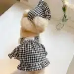 Robe d'été pour animaux de compagnie, pour petits chiens, jupe à bretelles à carreaux, chat mignon, robe de princesse de luxe, chemise pour animaux de compagnie, Chihuahua, vêtements pour chiens 2